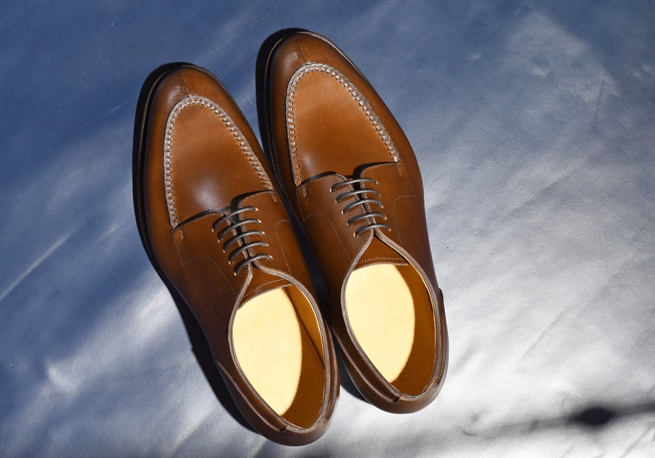 “AllanⅡ” Split Toe Derby, Brown Dress Shoes, Goodyear welted, US size 5 1/2 ~ 10