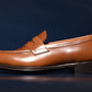 “Atlas” Penny Loafer, Brown Dress Shoes, Hand welted, US size 5 1/2 ~ 10