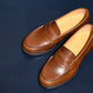 “Atlas” Penny Loafer, Brown Dress Shoes, Hand welted, US size 5 1/2 ~ 10