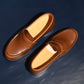 “Atlas” Penny Loafer, Brown Dress Shoes, Hand welted, US size 5 1/2 ~ 10