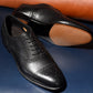 “Calen” Adelaide, Black Dress Shoes, Horween Hatch Grain, Hand welted, US size 5 1/2 ~ 10