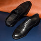 “Calen” Adelaide, Black Dress Shoes, Horween Hatch Grain, Hand welted, US size 5 1/2 ~ 10