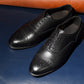 “Calen” Adelaide, Black Dress Shoes, Horween Hatch Grain, Hand welted, US size 5 1/2 ~ 10