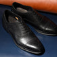 “Calen” Adelaide, Black Dress Shoes, Horween Hatch Grain, Hand welted, US size 5 1/2 ~ 10