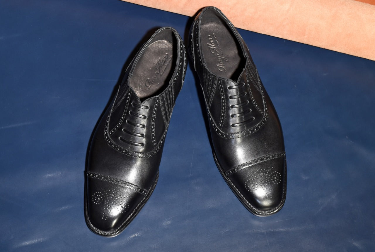 “James” Lazyman, Black Dress Shoes, Goodyear welted, US size 5 1/2 ~ 10