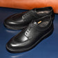 “Miles” Split Toe Derby, Black Dress Shoes, Horween Hatch Grain, Goodyear welted, US size 5 1/2 ~ 10