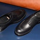 “Miles” Split Toe Derby, Black Dress Shoes, Horween Hatch Grain, Goodyear welted, US size 5 1/2 ~ 10