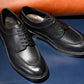 “Miles” Split Toe Derby, Black Dress Shoes, Horween Hatch Grain, Goodyear welted, US size 5 1/2 ~ 10