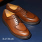 “Miles” Split Toe Derby, Brown Dress Shoes, Horween Hatch Grain, Goodyear welted, US size 5 1/2 ~ 10