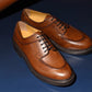 “Miles” Split Toe Derby, Brown Dress Shoes, Horween Hatch Grain, Goodyear welted, US size 5 1/2 ~ 10