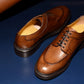 “Miles” Split Toe Derby, Brown Dress Shoes, Horween Hatch Grain, Goodyear welted, US size 5 1/2 ~ 10