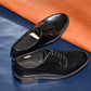 “OrsonⅡ” Plain Toe Derby, Black Dress Shoes, Double Sole, Goodyear welted, US size 5 1/2 ~ 10