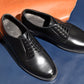 “OrsonⅡ” Plain Toe Derby, Black Dress Shoes, Double Sole, Goodyear welted, US size 5 1/2 ~ 10