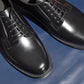 “OrsonⅡ” Plain Toe Derby, Black Dress Shoes, Double Sole, Goodyear welted, US size 5 1/2 ~ 10