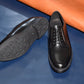 “OrsonⅡ” Plain Toe Derby, Black Dress Shoes, Double Sole, Goodyear welted, US size 5 1/2 ~ 10