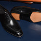 “Randall” Split Toe Derby, Black Dress Shoes, Weinheimer BoxCalf, Hand welted, US size 5 1/2 ~ 10