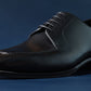 “Randall” Split Toe Derby, Black Dress Shoes, Weinheimer BoxCalf, Hand welted, US size 5 1/2 ~ 10