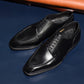 “Randall” Split Toe Derby, Black Dress Shoes, Weinheimer BoxCalf, Hand welted, US size 5 1/2 ~ 10