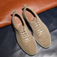 “Thomas” Leather Sneaker, Beige Comfort Shoes, Vibram Cup Sole, US size 5 1/2 ~ 10