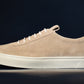 “Thomas” Leather Sneaker, Beige Comfort Shoes, Vibram Cup Sole, US size 5 1/2 ~ 10