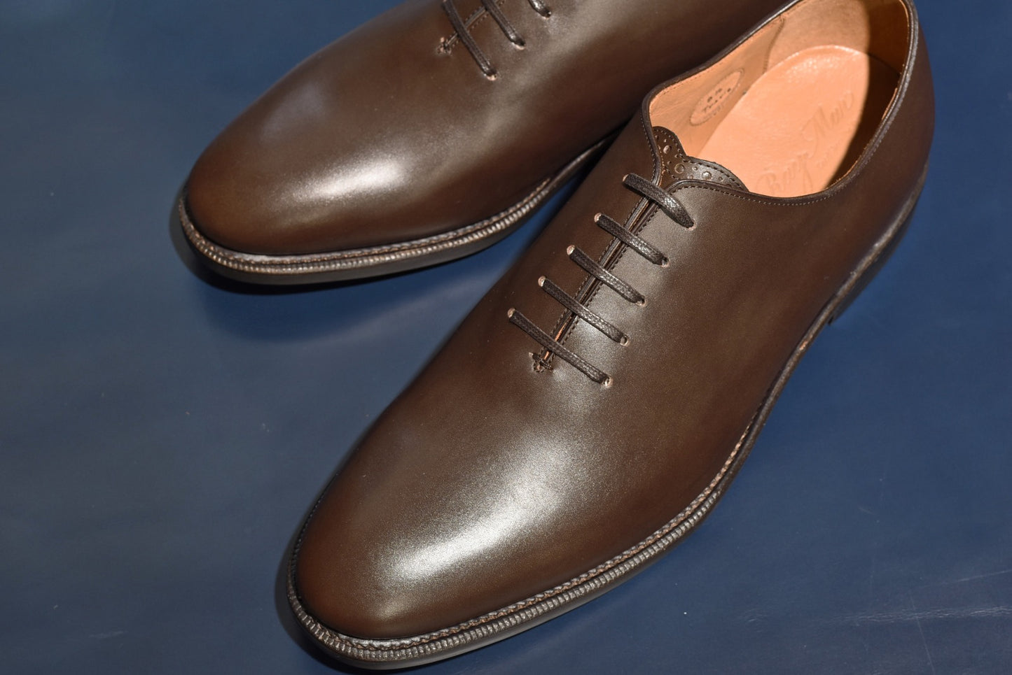 “Travis” Whole Cut, Dark Brown Dress Shoes, Goodyear welted, US size 5 1/2 ~ 10