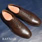 “Travis” Whole Cut, Dark Brown Dress Shoes, Goodyear welted, US size 5 1/2 ~ 10