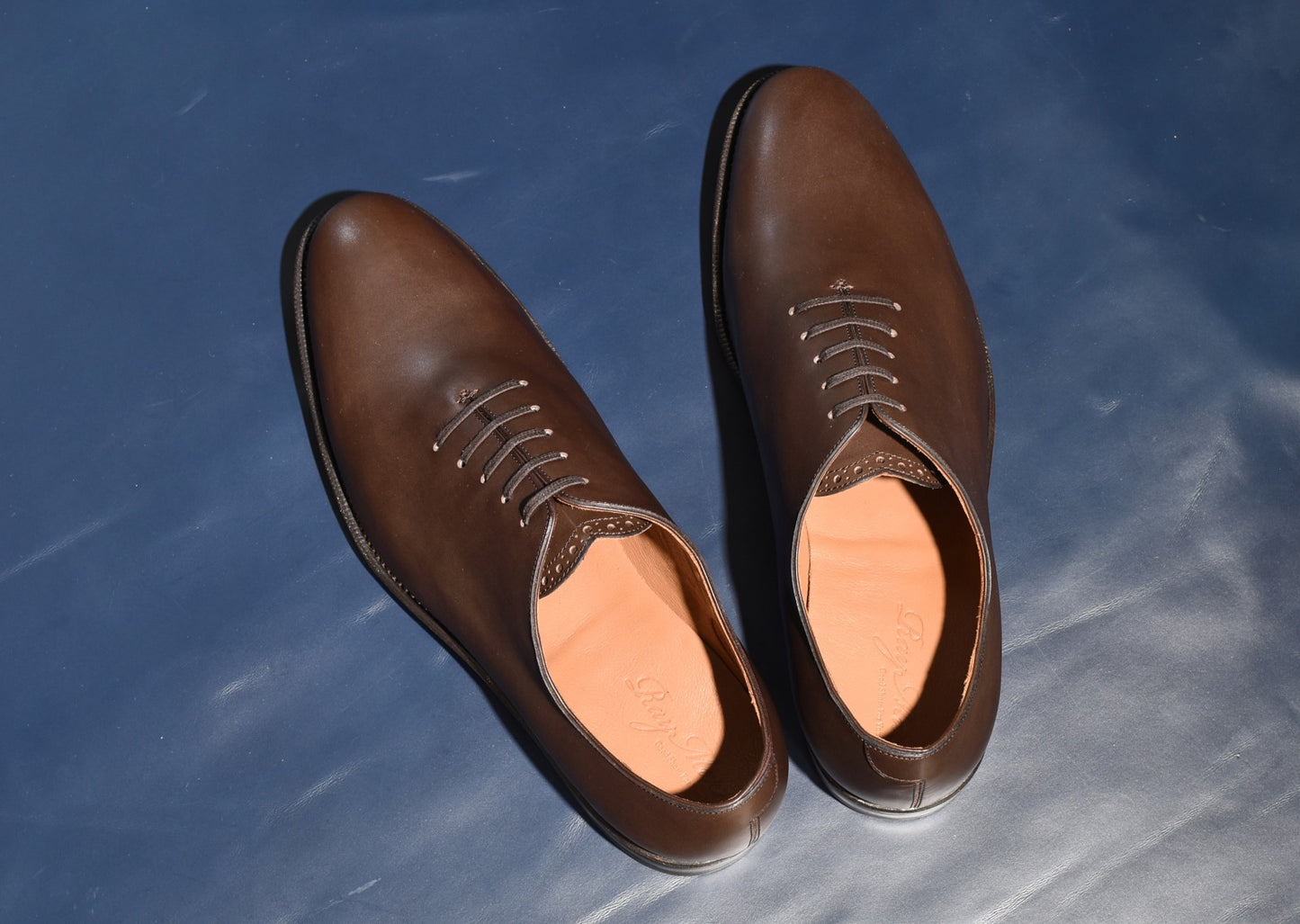 “Travis” Whole Cut, Dark Brown Dress Shoes, Goodyear welted, US size 5 1/2 ~ 10