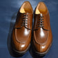 “Zach” Split Toe Derby, Brown Dress Shoes, Tank Sole, Goodyear welted, US size 5 1/2 ~ 10