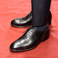 “Dean” Adelaide, Black Dress Shoes,  Annonay Vocalou, Hand welted, US size 5 1/2 ~ 10