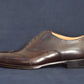 “Wendy” Blind Brogue, Dark Brown Dress Shoes,  Zonta Museum Calf, Hand welted, US size 5 1/2 ~ 10