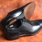 “Cupido” Short Wing-tipped Adelaide, Black Dress Shoes,  Annonay Vocalou, Hand welted, US size 5 1/2 ~ 10
